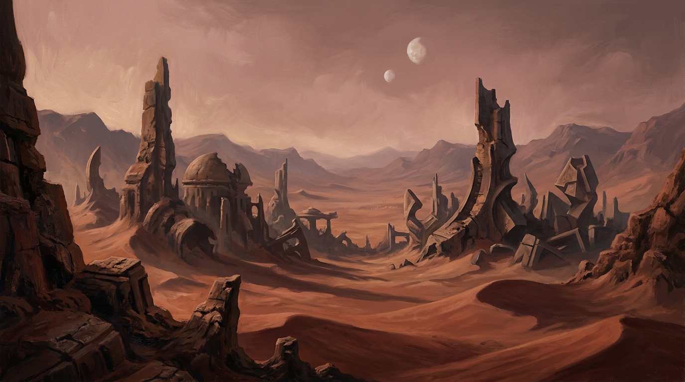 The two moons of Karthael